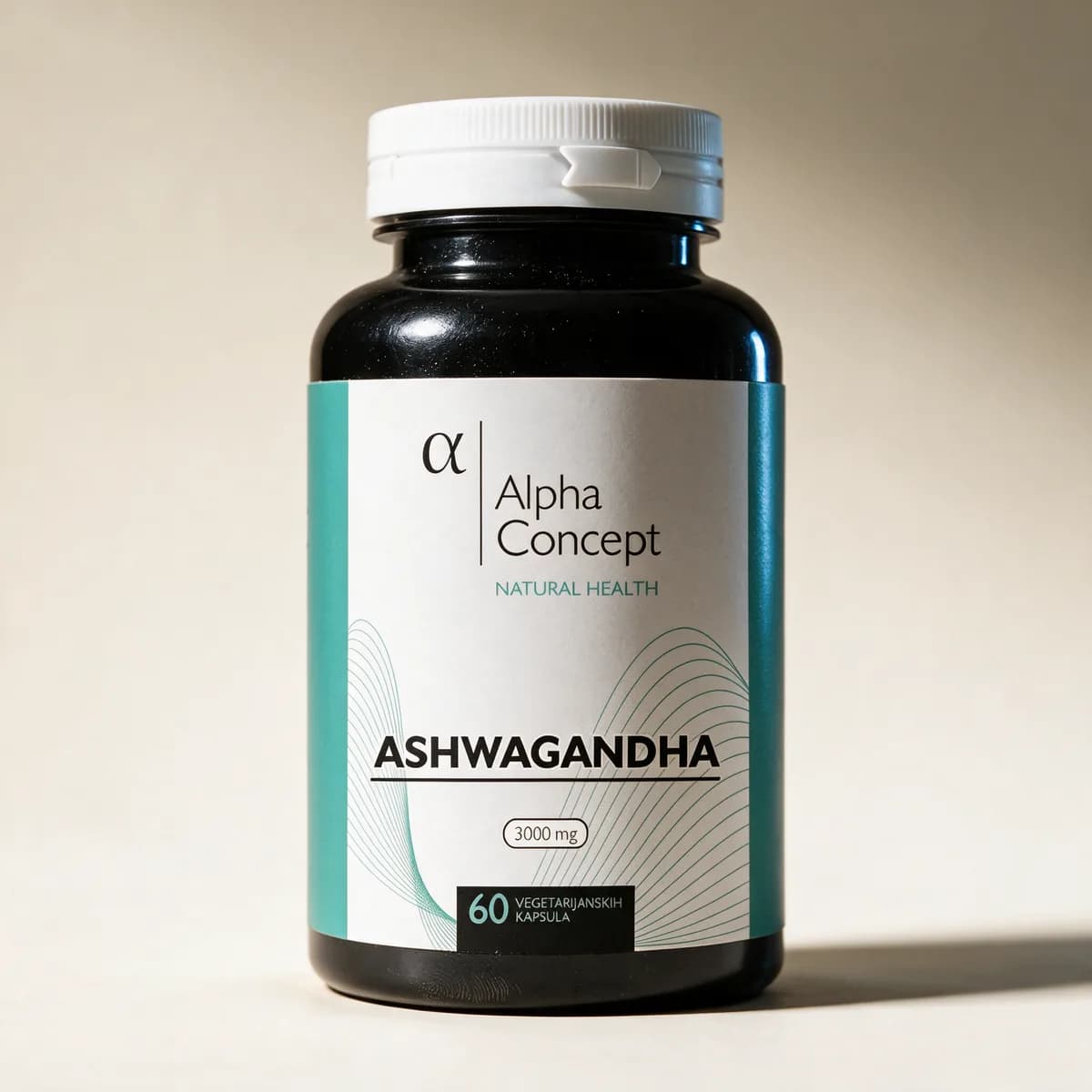 Alpha Concept Ashwagandha, ekstrakt korijena u kapsulama, 60 kapsula, adaptogen za podršku kod stresa