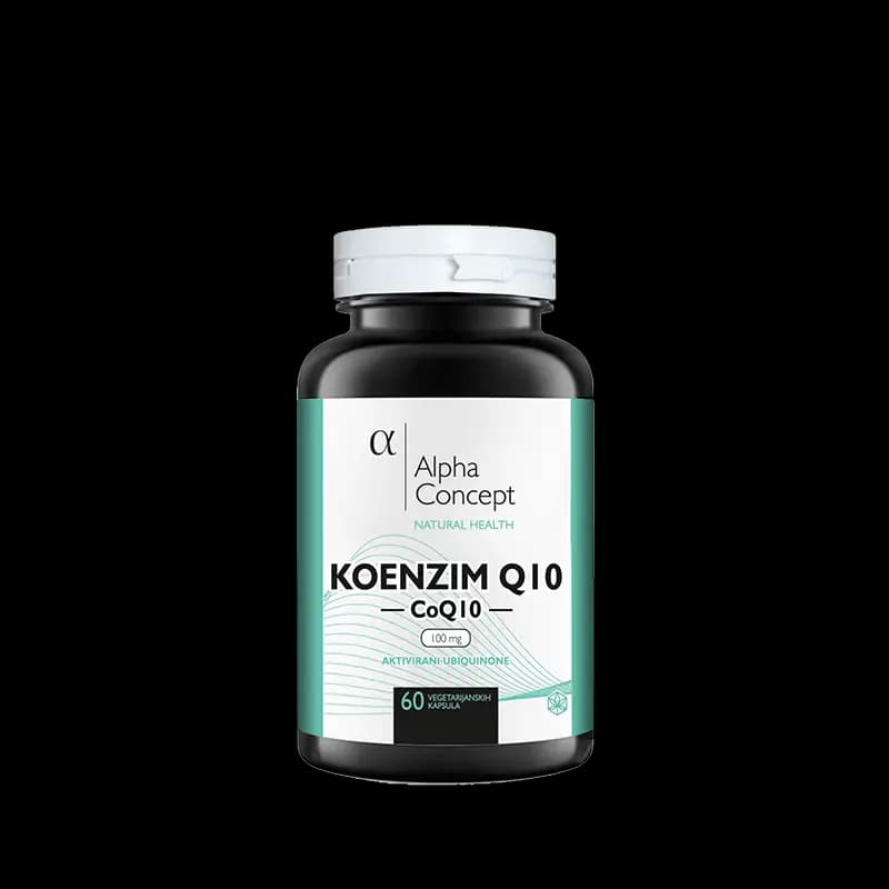 Alpha Concept Koenzim Q10 (ubikinon), 60 kapsula za energiju i antioksidativnu zaštitu
